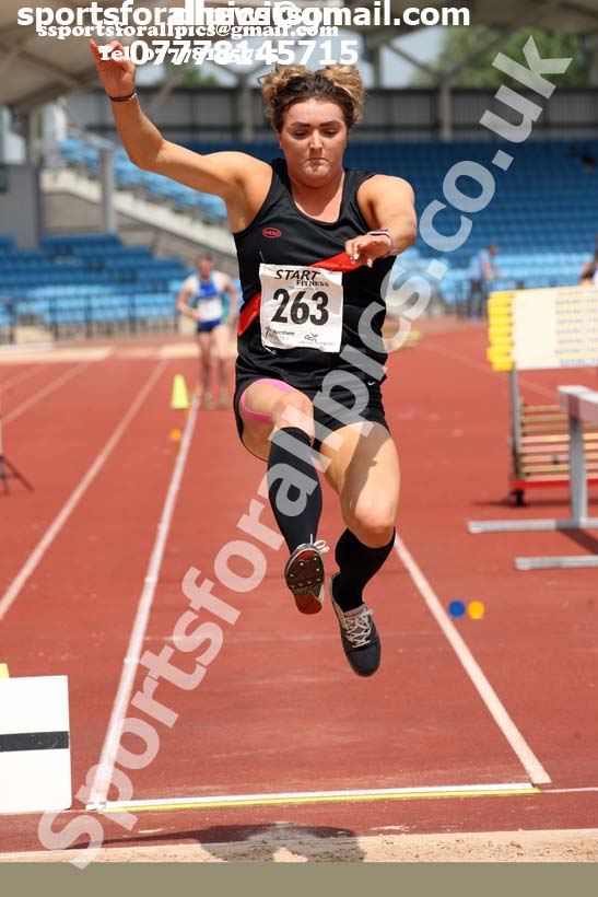 Senior womens long jump, Northern Senior and Under-20s Champs., Sports City, Manchester. Photo: David T. Hewitson/Sports for All Pics